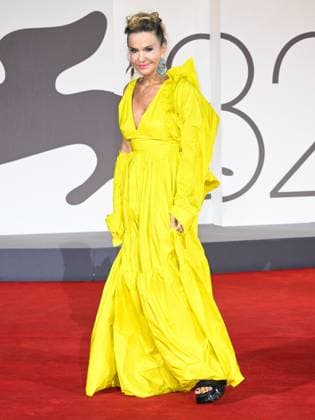Venice, 82nd Venice International Film Festival 2025 - Evening 2. Red Carpet Film Jay Kelly. Pictured: Eva Robbins  Copyright: xSimonexComix xipa-agency.netx xPoolxPhotoxEventsx06x IPA_Agency_IPA63497474