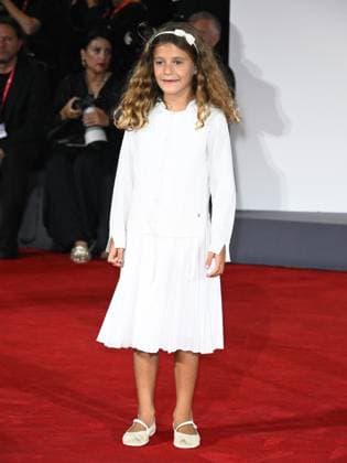 Venice, 82nd Venice International Film Festival 2025 - Evening 2. Red Carpet Film Jay Kelly. Pictured: Lucrezia Guglielmino  Copyright: xSimonexComix xipa-agency.netx xPoolxPhotoxEventsx06x IPA_Agency_IPA63497485