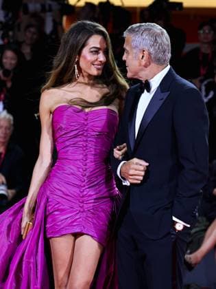 Venice, 82nd Venice International Film Festival 2025 - Evening 2 - Red Carpet for the film Jay Kelly - Pictured: George and Amal Clooney  Copyright: xManuelexMangiarottix xipa-agency.netx xPoolxPhotoxEventsx06x IPA_Agency_IPA63498057