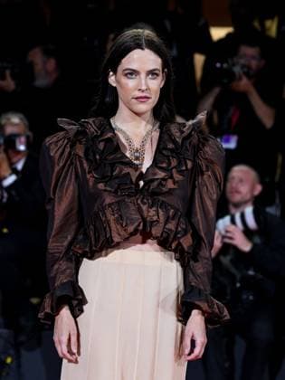 Venice, 82nd Venice International Film Festival 2025 - Evening 2 - Red Carpet for the film Jay Kelly - Pictured: Riley Keough  Copyright: xManuelexMangiarottix xipa-agency.netx xPoolxPhotoxEventsx06x IPA_Agency_IPA63498118