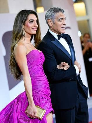 Venice, 82nd Venice International Film Festival 2025 - Evening 2 - Red Carpet for the film Jay Kelly - Pictured: George and Amal Clooney  Copyright: xManuelexMangiarottix xipa-agency.netx xPoolxPhotoxEventsx06x IPA_Agency_IPA63498580