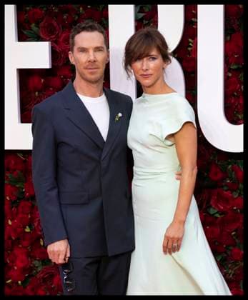 . 28 08 2025. London, United Kingdom. Benedict Cumberbatch and wife Sophie Hunter at The Roses premiere in London.  xStephenxLockx xi-Imagesx IIM-26173-0053