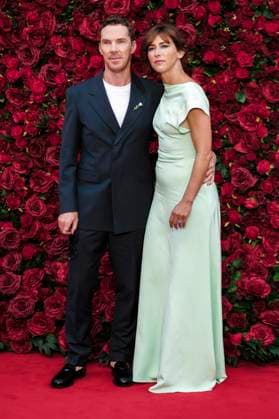 Benedict Cumberbatch mit Ehefrau Sophie Hunter bei der Premiere des Kinofilms The Roses Die Rosenschlacht im Odeon Luxe Leicester Square. London, 28.08.2025