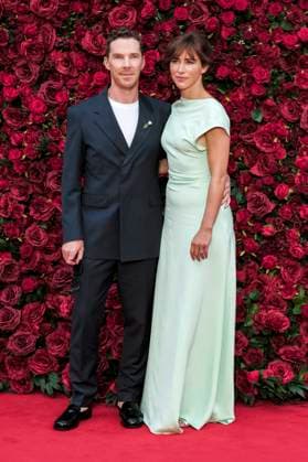 Benedict Cumberbatch mit Ehefrau Sophie Hunter bei der Premiere des Kinofilms The Roses Die Rosenschlacht im Odeon Luxe Leicester Square. London, 28.08.2025