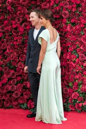 Benedict Cumberbatch mit Ehefrau Sophie Hunter bei der Premiere des Kinofilms The Roses Die Rosenschlacht im Odeon Luxe Leicester Square. London, 28.08.2025