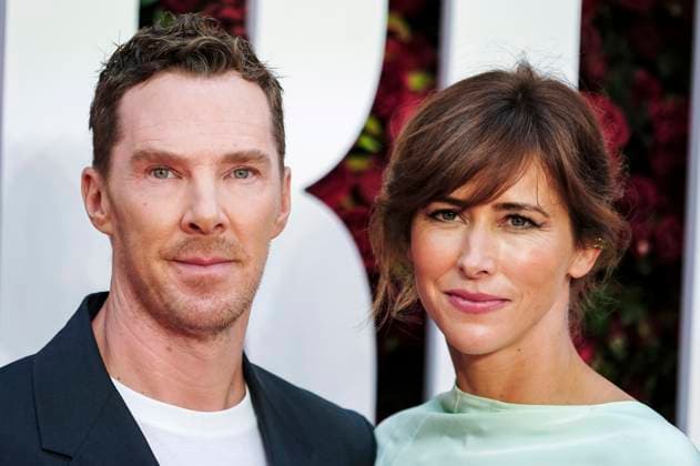 Benedict Cumberbatch mit Ehefrau Sophie Hunter bei der Premiere des Kinofilms The Roses Die Rosenschlacht im Odeon Luxe Leicester Square. London, 28.08.2025