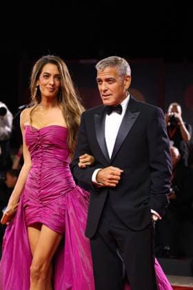 Jay Kelly Red Carpet - The 82nd Venice International Film Festival VENICE, ITALY - AUGUST 28: George Clooney and Amal Clooney attend the Jay Kelly red carpet during the 82nd Venice International Film Festival on August 28, 2025 in Venice, Italy. CAP GOL GOL Venice Italy Copyright: xRickxGold CapitalxPicturesx