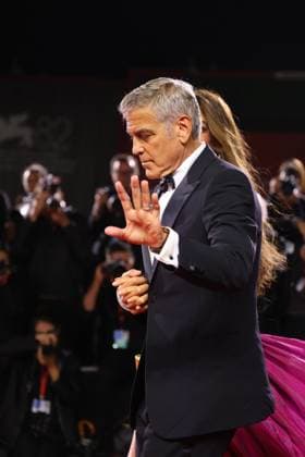 Jay Kelly Red Carpet - The 82nd Venice International Film Festival VENICE, ITALY - AUGUST 28: George Clooney and Amal Clooney attend the Jay Kelly red carpet during the 82nd Venice International Film Festival on August 28, 2025 in Venice, Italy. CAP GOL GOL Venice Italy Copyright: xRickxGold CapitalxPicturesx