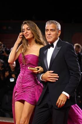 Jay Kelly Red Carpet - The 82nd Venice International Film Festival VENICE, ITALY - AUGUST 28: George Clooney and Amal Clooney attend the Jay Kelly red carpet during the 82nd Venice International Film Festival on August 28, 2025 in Venice, Italy. CAP GOL GOL Venice Italy Copyright: xRickxGold CapitalxPicturesx