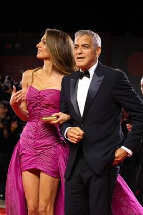 Jay Kelly Red Carpet - The 82nd Venice International Film Festival VENICE, ITALY - AUGUST 28: George Clooney and Amal Clooney attend the Jay Kelly red carpet during the 82nd Venice International Film Festival on August 28, 2025 in Venice, Italy. CAP GOL GOL Venice Italy Copyright: xRickxGold CapitalxPicturesx
