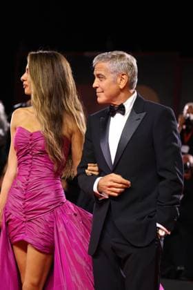 Jay Kelly Red Carpet - The 82nd Venice International Film Festival VENICE, ITALY - AUGUST 28: George Clooney and Amal Clooney attend the Jay Kelly red carpet during the 82nd Venice International Film Festival on August 28, 2025 in Venice, Italy. CAP GOL GOL Venice Italy Copyright: xRickxGold CapitalxPicturesx