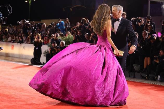 Jay Kelly Red Carpet - The 82nd Venice International Film Festival VENICE, ITALY - AUGUST 28: George Clooney and Amal Clooney attend the Jay Kelly red carpet during the 82nd Venice International Film Festival on August 28, 2025 in Venice, Italy. CAP GOL GOL Venice Italy Copyright: xRickxGold CapitalxPicturesx