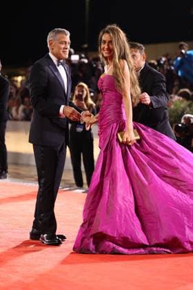 Jay Kelly Red Carpet - The 82nd Venice International Film Festival VENICE, ITALY - AUGUST 28: George Clooney and Amal Clooney attend the Jay Kelly red carpet during the 82nd Venice International Film Festival on August 28, 2025 in Venice, Italy. CAP GOL GOL Venice Italy Copyright: xRickxGold CapitalxPicturesx