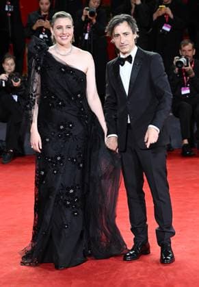 Celebrities attend the red carpet film Jay Kelly on day 2 of the 82nd Venice International Film Festival Featuring: Greta Gerwig and Noah Baumbach Where: Venice , Italy When: 28 Aug 2025 Credit: Cover Images EDITORIAL USE ONLY. NOT FOR USE BY NEWSPAPERS BASED IN THE UK. Copyright: xx coverimg55021808