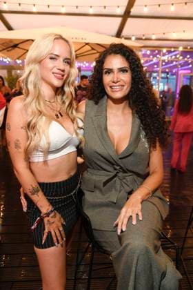 Gina Beckmann und Roaya Soraya beim Premieren Event zum Start vom Realityformat The Power (ab 1.September 2025 bei ProSieben und auf Joyn) am 28.08.2025 in Berlin The Power Premieren-Event vom neuen Pro7 & Joyn Realityformat in Berlin