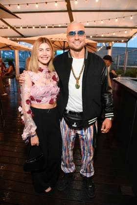 Stephie Stark und Eric Sindermann beim Premieren Event zum Start vom Realityformat The Power (ab 1.September 2025 bei ProSieben und auf Joyn) am 28.08.2025 in Berlin The Power Premieren-Event vom neuen Pro7 & Joyn Realityformat in Berlin