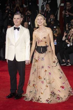 Jay Kelly Red Carpet - The 82nd Venice International Film Festival VENICE, ITALY - AUGUST 28: Billy Crudup and Naomi Watts attend the Jay Kelly red carpet during the 82nd Venice International Film Festival on August 28, 2025 in Venice, Italy. Prima Barol Anadolu Venice Italy. Editorial use only. Please get in touch for any other usage.  Copyright: x2025xAnadoluxPrimaxBarolx