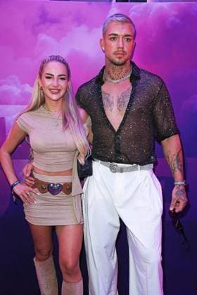 Emma Fernlund, Lucas Schwarze beim Premieren-Event von THE POWER by Joyn auf dem Alice Rooftop & Garden in Berlin am 28.08.2025
