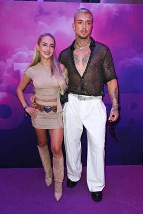 Emma Fernlund, Lucas Schwarze beim Premieren-Event von THE POWER by Joyn auf dem Alice Rooftop & Garden in Berlin am 28.08.2025
