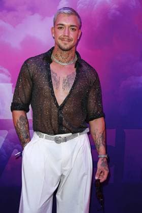Lucas Schwarze beim Premieren-Event von THE POWER by Joyn auf dem Alice Rooftop & Garden in Berlin am 28.08.2025