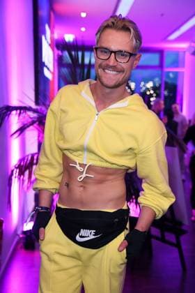 Aaron Königs beim Premieren-Event von THE POWER by Joyn auf dem Alice Rooftop & Garden in Berlin am 28.08.2025