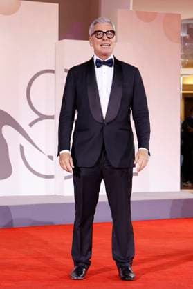 Federico Mollicone bei der Premiere des Kinofilms Jay Kelly auf der Biennale di Venezia 2025 82. Internationale Filmfestspiele von Venedig im Palazzo del Cinema. Venedig, 28.08.2025