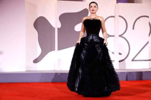 Eve Hewson bei der Premiere des Kinofilms Jay Kelly auf der Biennale di Venezia 2025 82. Internationale Filmfestspiele von Venedig im Palazzo del Cinema. Venedig, 28.08.2025