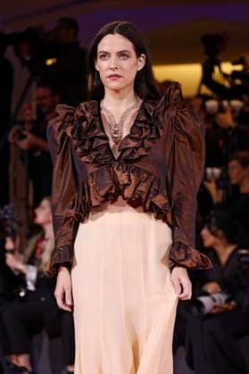 Riley Keough bei der Premiere des Kinofilms Jay Kelly auf der Biennale di Venezia 2025 82. Internationale Filmfestspiele von Venedig im Palazzo del Cinema. Venedig, 28.08.2025