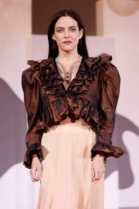 Riley Keough bei der Premiere des Kinofilms Jay Kelly auf der Biennale di Venezia 2025 82. Internationale Filmfestspiele von Venedig im Palazzo del Cinema. Venedig, 28.08.2025