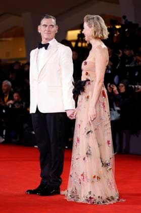 Billy Crudup mit Ehefrau Naomi Watts bei der Premiere des Kinofilms Jay Kelly auf der Biennale di Venezia 2025 82. Internationale Filmfestspiele von Venedig im Palazzo del Cinema. Venedig, 28.08.2025