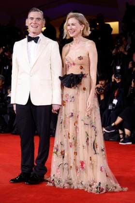 Billy Crudup mit Ehefrau Naomi Watts bei der Premiere des Kinofilms Jay Kelly auf der Biennale di Venezia 2025 82. Internationale Filmfestspiele von Venedig im Palazzo del Cinema. Venedig, 28.08.2025