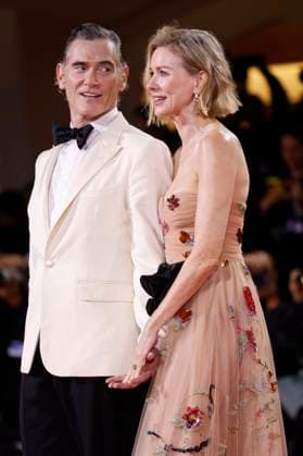 Billy Crudup mit Ehefrau Naomi Watts bei der Premiere des Kinofilms Jay Kelly auf der Biennale di Venezia 2025 82. Internationale Filmfestspiele von Venedig im Palazzo del Cinema. Venedig, 28.08.2025
