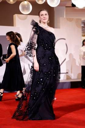 Greta Gerwig bei der Premiere des Kinofilms Jay Kelly auf der Biennale di Venezia 2025 82. Internationale Filmfestspiele von Venedig im Palazzo del Cinema. Venedig, 28.08.2025