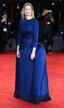 German actress Alba Rohrwacher attends the premiere of Jay Kelly at the 82nd Venice Film Festival in Venice, Italy on Thursday, August 28, 2025.  VEN20250828182 RUNExHELLESTAD