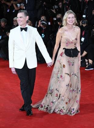 American actor Billy Crudup and British actress Naomi Watts attend the premiere of Jay Kelly at the 82nd Venice Film Festival in Venice, Italy on Thursday, August 28, 2025.  VEN20250828188 RUNExHELLESTAD