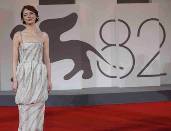 CELEBRITES : Festival international du film de Venise - Venice, Italy, 28th August, 2025. EMMA STONE attending the Bugonia Premiere as part of the 82nd Venice International Film Festival at the Lido in Venice, Italy Laurent Lairys PSNEWZ VENISEItaly  Copyright: xLaurentxLairysx