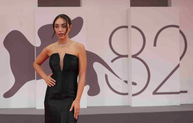 CELEBRITES : Festival international du film de Venise - Venice, Italy, 28th August, 2025. GUET attending the Bugonia Premiere as part of the 82nd Venice International Film Festival at the Lido in Venice, Italy Laurent Lairys PSNEWZ VENISEItaly  Copyright: xLaurentxLairysx