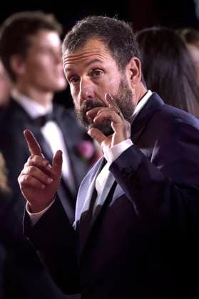 Adam Sandler the Jay Kelly red carpet during the 82nd Venice International Film Festival on Thursday, August 28, 2025 in Venice, Italy.  VEN20250828207 RoccoxSpaziani