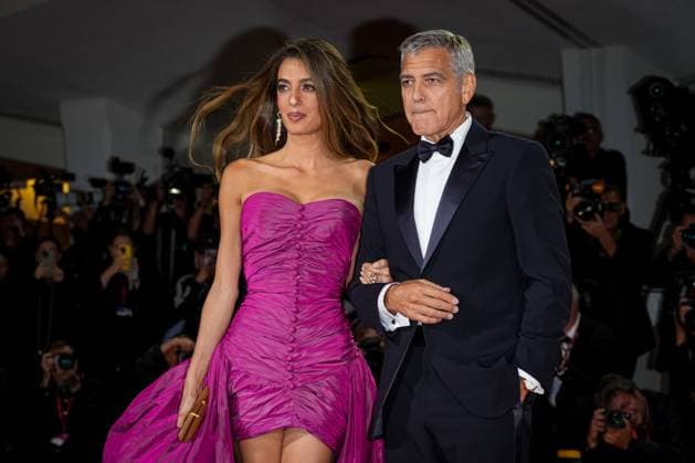 Jay Kelly red carpet during the 82nd Venice International Film Festival in Venice, Italy on 28 August 2025. Amal Clooney and George Clooney attend the Jay Kelly red carpet during the 82nd Venice International Film Festival in Venice, Italy on 28 August 2025., Credit:Stefano Costantino TTL Avalon Italy, Venice  Copyright: xStefanoxCostantinoxTTLx xAvalonx 1032159508
