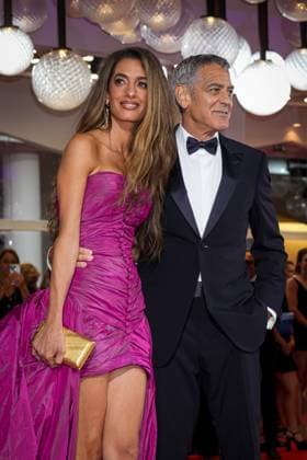 Jay Kelly red carpet during the 82nd Venice International Film Festival in Venice, Italy on 28 August 2025. Amal Clooney and George Clooney attend the Jay Kelly red carpet during the 82nd Venice International Film Festival in Venice, Italy on 28 August 2025., Credit:Stefano Costantino TTL Avalon Italy, Venice  Copyright: xStefanoxCostantinoxTTLx xAvalonx 1032159559