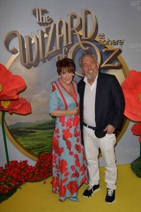 LAS VEGAS, NV - AUGUST 28: Lorna Luft and James L. Dolan at the world premiere of The Wizard of Oz at Sphere in Las Vegas, Nevada on August 28, 2025. Copyright: xDeexCeexCarterx