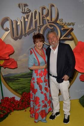 LAS VEGAS, NV - AUGUST 28: Lorna Luft and James L. Dolan at the world premiere of The Wizard of Oz at Sphere in Las Vegas, Nevada on August 28, 2025. Copyright: xDeexCeexCarterx