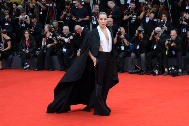 Noomi Rapace bei der Premiere des Kinofilms Bugonia auf der Biennale di Venezia 2025 82. Internationale Filmfestspiele von Venedig im Palazzo del Cinema. Venedig, 28.08.2025