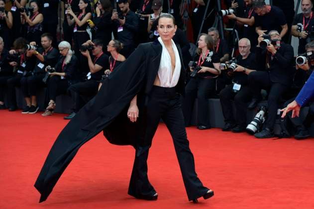 Noomi Rapace bei der Premiere des Kinofilms Bugonia auf der Biennale di Venezia 2025 82. Internationale Filmfestspiele von Venedig im Palazzo del Cinema. Venedig, 28.08.2025