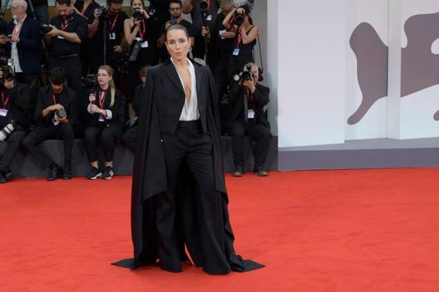 Noomi Rapace bei der Premiere des Kinofilms Bugonia auf der Biennale di Venezia 2025 82. Internationale Filmfestspiele von Venedig im Palazzo del Cinema. Venedig, 28.08.2025