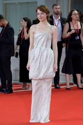 Emma Stone bei der Premiere des Kinofilms Bugonia auf der Biennale di Venezia 2025 82. Internationale Filmfestspiele von Venedig im Palazzo del Cinema. Venedig, 28.08.2025