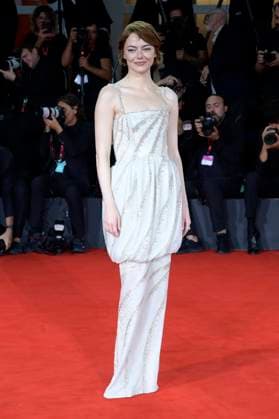 Emma Stone bei der Premiere des Kinofilms Bugonia auf der Biennale di Venezia 2025 82. Internationale Filmfestspiele von Venedig im Palazzo del Cinema. Venedig, 28.08.2025