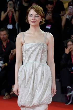 Emma Stone bei der Premiere des Kinofilms Bugonia auf der Biennale di Venezia 2025 82. Internationale Filmfestspiele von Venedig im Palazzo del Cinema. Venedig, 28.08.2025