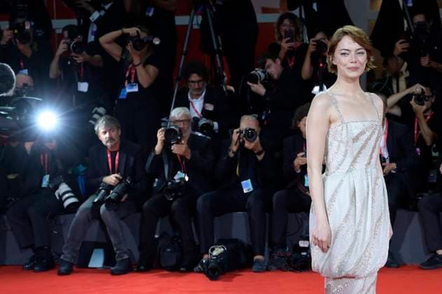 Emma Stone bei der Premiere des Kinofilms Bugonia auf der Biennale di Venezia 2025 82. Internationale Filmfestspiele von Venedig im Palazzo del Cinema. Venedig, 28.08.2025
