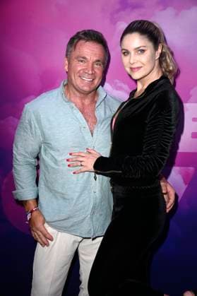 Peter Klein und Yvonne Woelke bei der Premiere der Reality-Show The Power im Alice Rooftop & Garden. Berlin, 28.08.2025